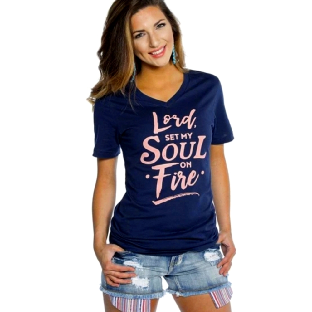 Tshirt lord set my soul on fire